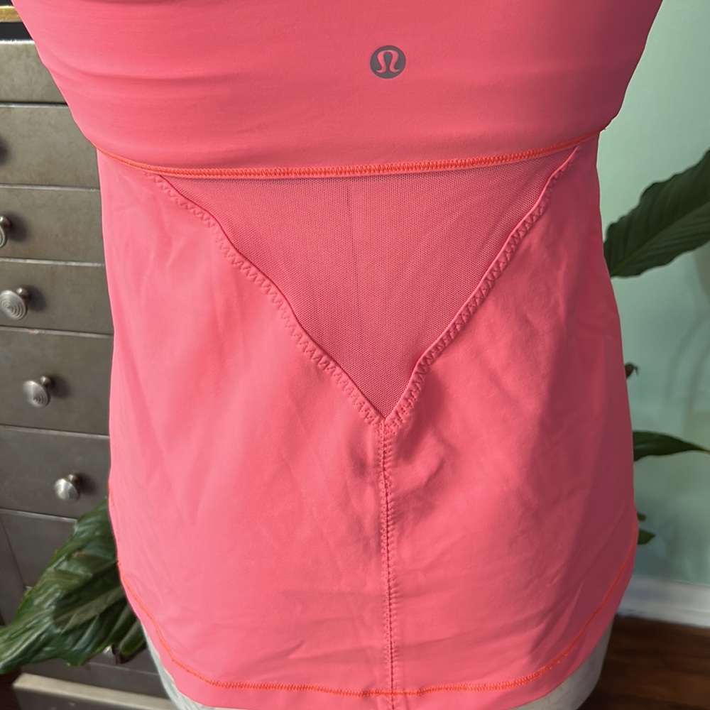 LULULEMON Running In The City Tank 2 Grapefruit Run Gym - Picture 8 of 12